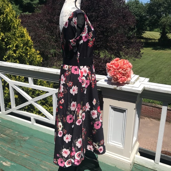 HP  NWOT CITY CHIC Poppy Blossom Dress Sz 16 - Picture 5 of 8